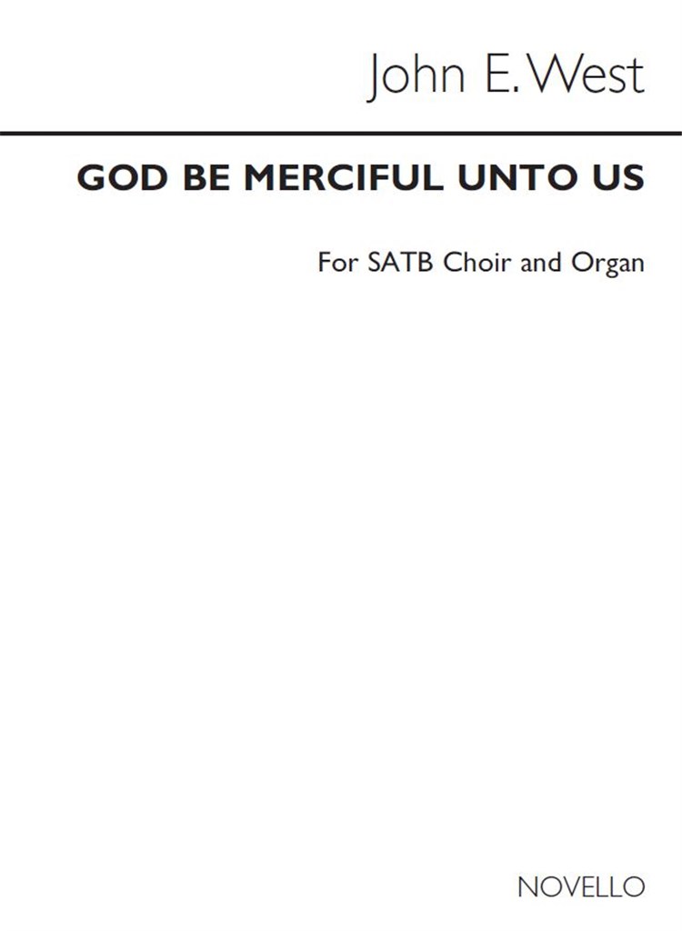 God Be Merciful Unto Me Satb/Organ